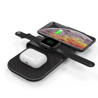 3 In 1 Wireless Charger For Airpods Iwatch Iphone Samsung