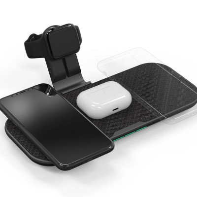 3 in 1 wireless charger station  for iPhone Galaxy Airpods